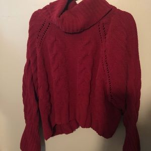 Super soft cowl neck sweater.